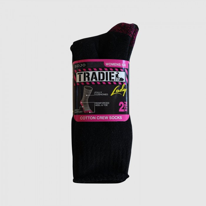 Tradie Lady 2 Pack Cotton Work Sock