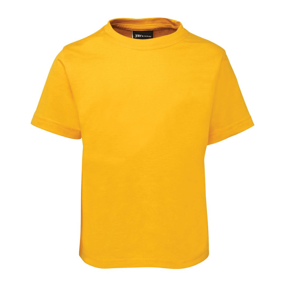 Unisex children's tees made from 100% cotton for 100% comfort, a wardrobe staple which are made to last. Colour is Gold (Bright Yellow).