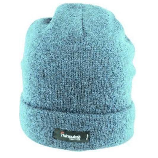 Stewart's Menswear Avenel Hats Ragg Wool Beanie with thinsulate lining. Colour is Denim. Made from ragg wool which is durable and robust. The added thinsulate lining ensures you will stay warm in the cooler months.  The classic beanie shape provides ample coverage for your ears and forehead.  One size fits most.