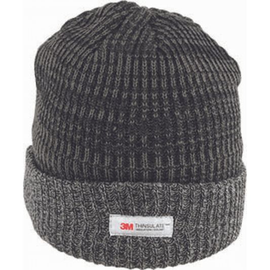 Stewarts Menswear Avenel hats rib knit Beanie with contrast cuff.   Thinsulate lining for extra warmth. Colour is Black with charcoal cuff.Made from soft acrylic yarn, it features a classic rib knit texture. The added thinsulate lining ensures you will stay warm in the cooler months.
