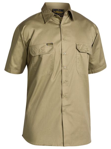 Bisley Cool Lightweight Drill Shirt Short Sleeve