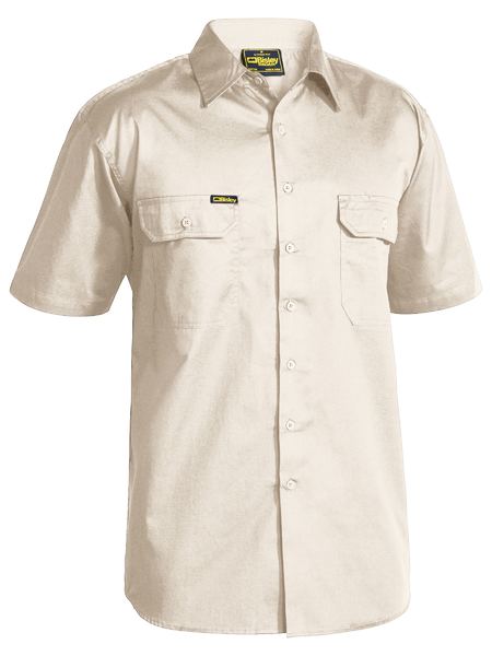 Bisley Cool Lightweight Drill Shirt Short Sleeve