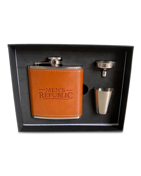 Hip Flask (with funnel and two cups)