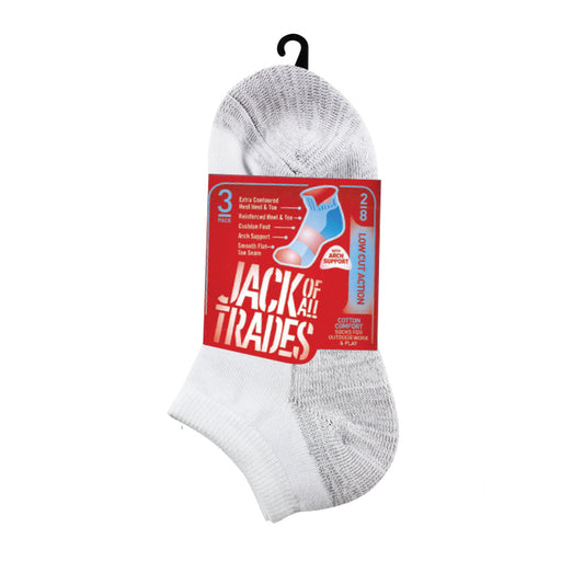 Jack of All Trades Low Cut Action Sock with Arch Support