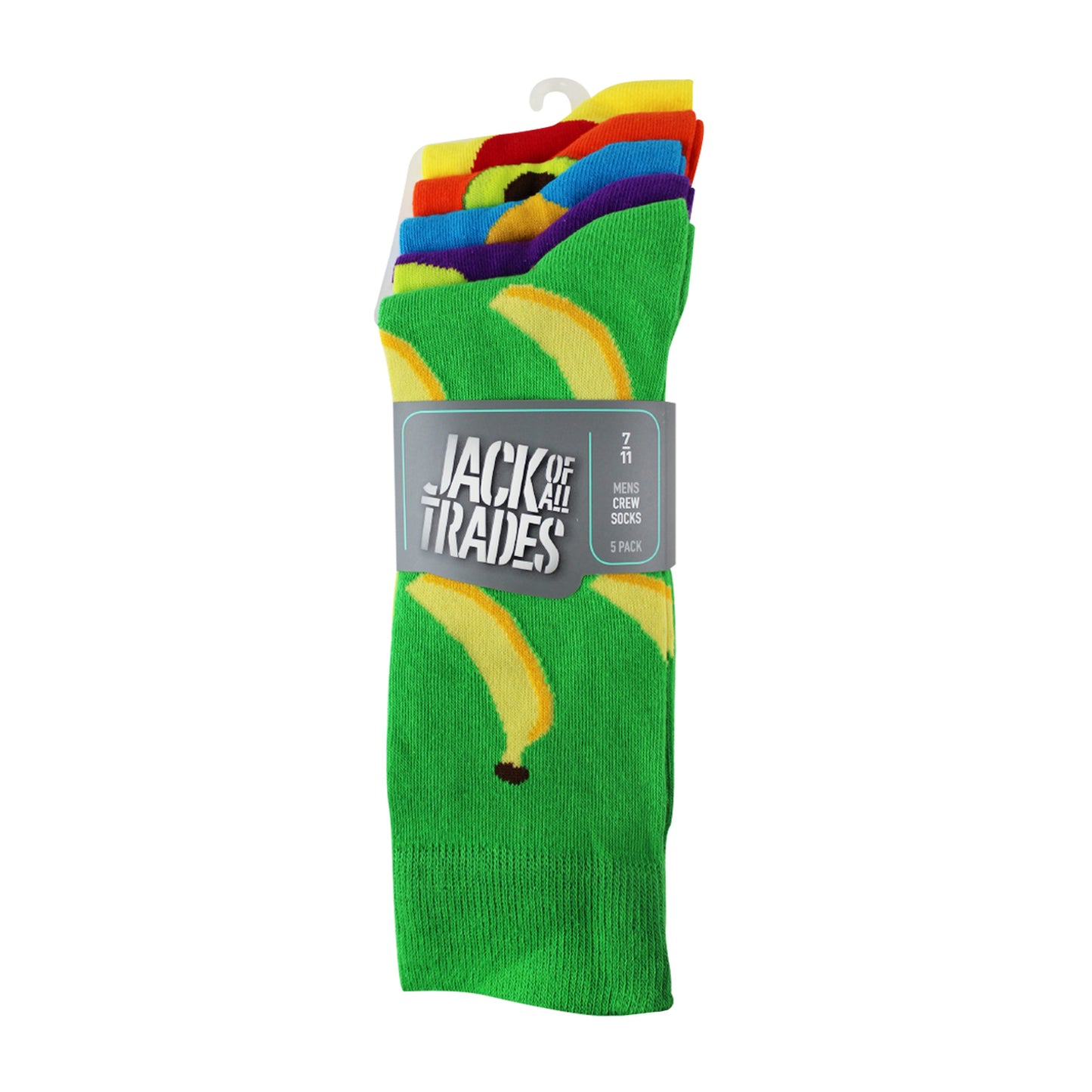 Jack of All Trades Pack of 5 Novelty Dress Socks