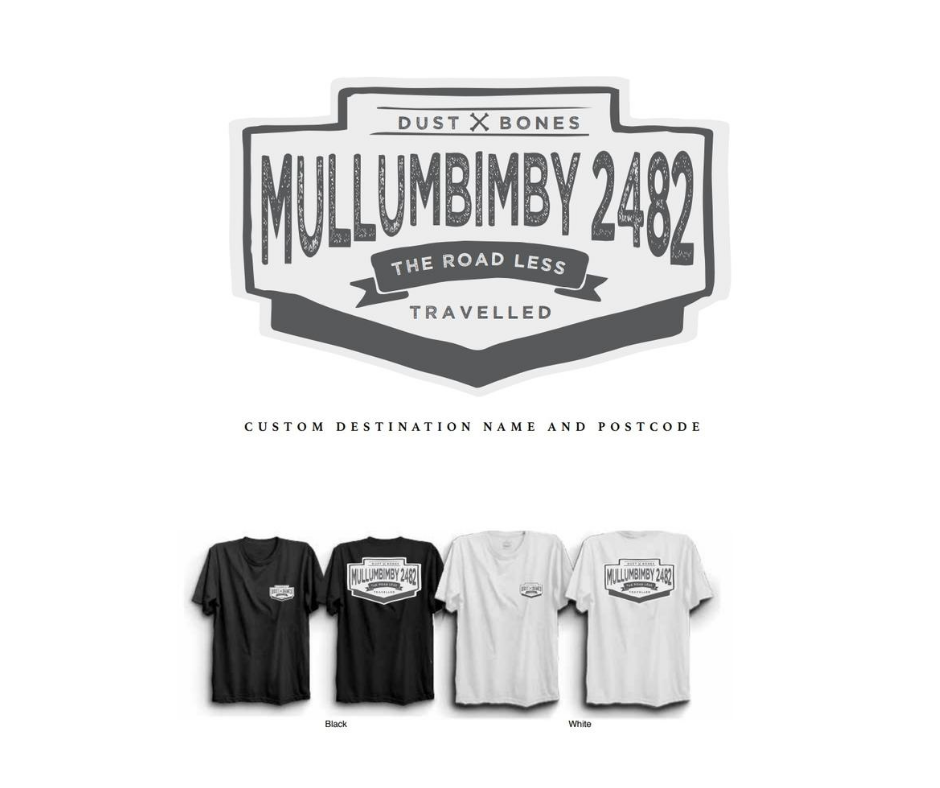 Mullumbimby Postcode Tee 2482