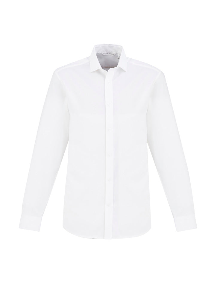 Regent long sleeve shirt. Colour is white. Fabric is cotton
